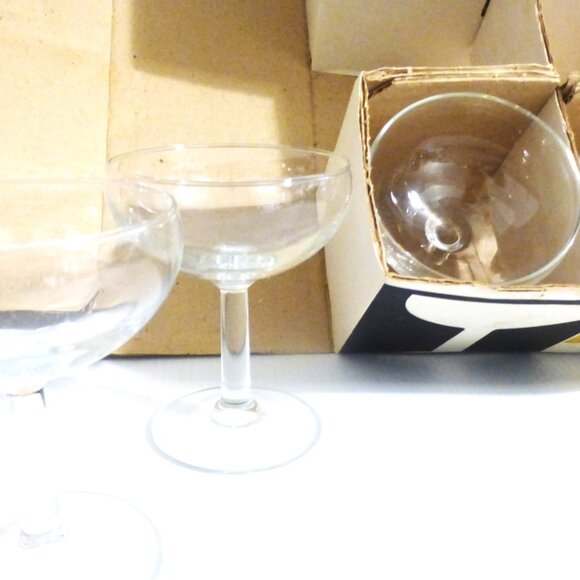 24pc Luminarc GOBLET Glasses Verre a Pied Tulipe FRANCE Vintage Glass Wine - Picture 7 of 15